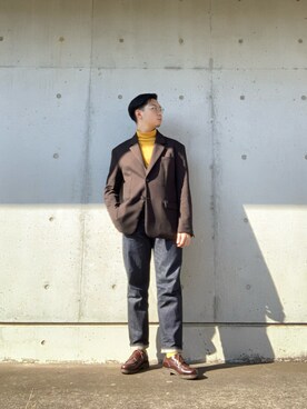 「KAIKO（カイコー）のアイテム（ジャケット/アウター）」を使った、masaさん（メンズ・174cm）の秋コーディネート
