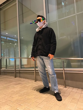 「秋のコーデ」｜「UNIQLO（ユニクロ）のアイテム（パーカー）」を使った、mametetuさん（メンズ・170cm）の秋コーディネート