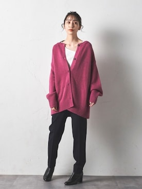 「ニット/セーター」｜droite_zozoさん（レディース・160cm）の秋コーディネート