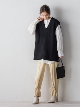 「アイテム（アンサンブル）」を使った、droite_zozoさん（レディース・160cm）の冬コーディネート