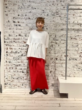 denruriさん（レディース・160cm）の夏コーディネート