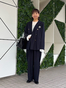 denruriさん（レディース・160cm）の冬コーディネート