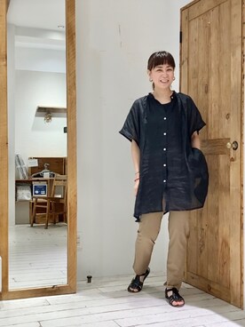 denruriさん（レディース・159cm）の夏コーディネート