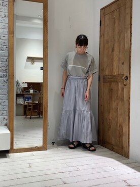 denruriさん（レディース・159cm）の夏コーディネート