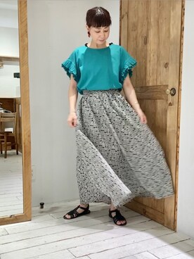 denruriさん（レディース・159cm）の夏コーディネート