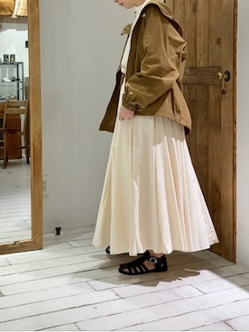 denruriさん（レディース・159cm）の春コーディネート