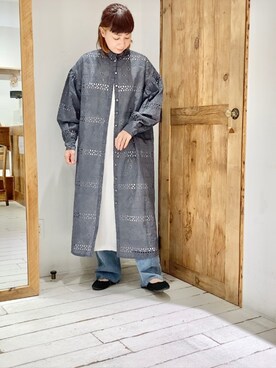 denruriさん（レディース・159cm）の秋コーディネート