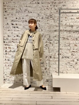 「PUAL CE CIN（ピュアルセシン）のアイテム（その他アウター）」を使った、denruriさん（レディース・159cm）の冬コーディネート