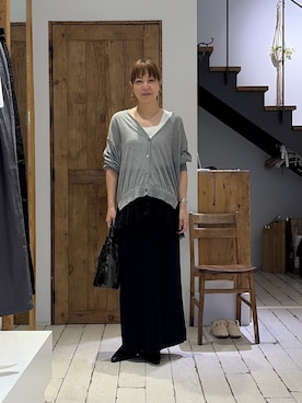 「PUAL CE CIN（ピュアルセシン）のアイテム」を使った、denruriさん（レディース・160cm）の夏コーディネート