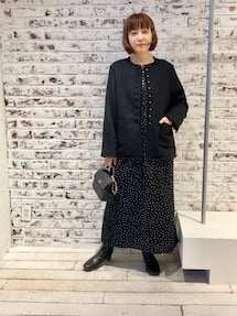 PUAL CE CIN（ピュアルセシン）の「ツイードノーカラージャケット