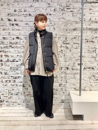 PUAL CE CIN（ピュアルセシン）の「ダウンベスト（ダウンベスト）」 - WEAR