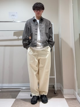「URBAN RESEARCH Sonny Label（アーバンリサーチサニーレーベル）のアイテム（パンツ）」を使った、kaiさん（メンズ・178cm）の春コーディネート