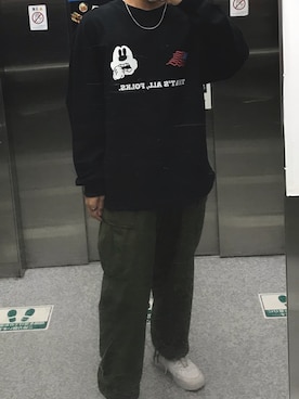 「だぼだぼ」｜なんさん（メンズ・172cm）の冬コーディネート