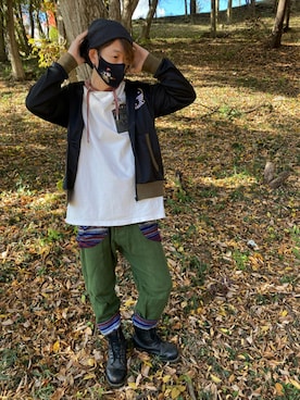 「PANDIESTA（パンディエスタ）のアイテム」を使った、tanda1015🐼不定期投稿さん（メンズ・167cm）の秋コーディネート