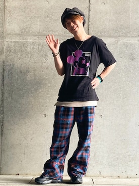 「ゆりポ」｜tanda1015🐼不定期投稿さん（メンズ・167cm）の春コーディネート