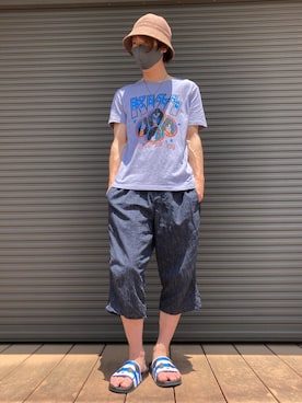 「PANDIESTA（パンディエスタ）のアイテム」を使った、tanda1015🐼不定期投稿さん（メンズ・167cm）の夏コーディネート