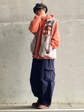 「PANDIESTA（パンディエスタ）のアイテム」を使った、tanda1015🐼不定期投稿さん（メンズ・167cm）の冬コーディネート