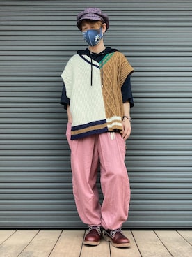 「低身長」｜「アイテム（ブーツ）」を使った、tanda1015🐼不定期投稿さん（メンズ・167cm）の秋コーディネート