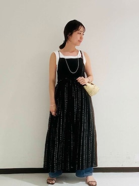 「URBAN RESEARCH（アーバンリサーチ）のアイテム（ワンピース）」を使った、rika517さん（レディース・165cm）の夏コーディネート