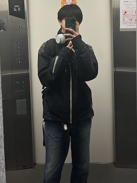 「HELLY HANSEN（ヘリーハンセン）のアイテム（ジャケット/アウター）」を使った、うみゆさん（メンズ・175cm）の冬コーディネート