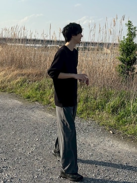 「GLOBAL WORK（グローバルワーク）のアイテム」を使った、うみゆさん（メンズ・175cm）の春コーディネート