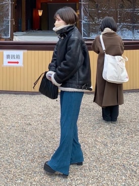 Reeさん（レディース・155cm）の冬コーディネート