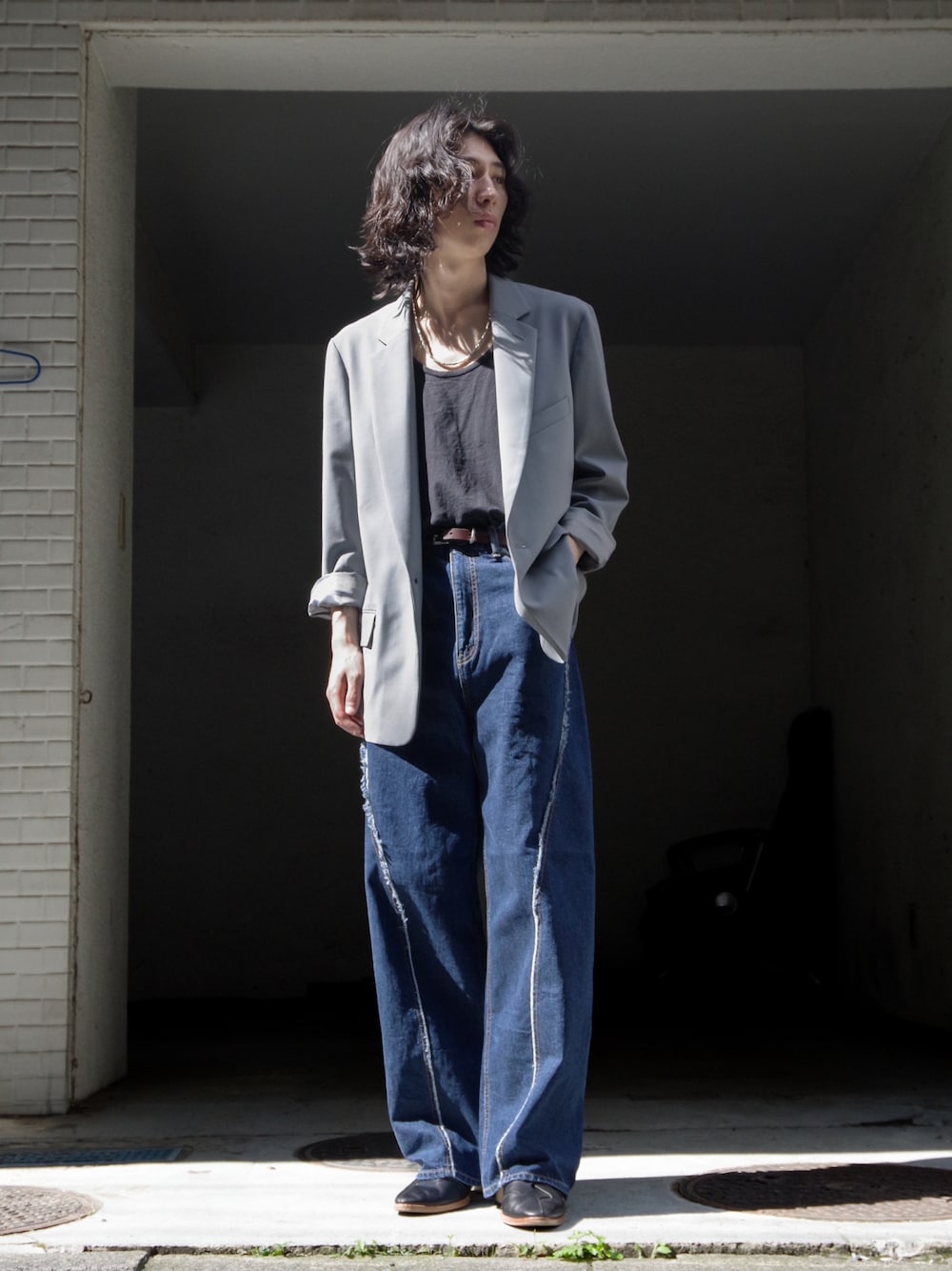 コバシミツキ|Edwina Horlのテーラードジャケットを使った コバシミツキ|Edwina Horlのテーラードジャケットを使った