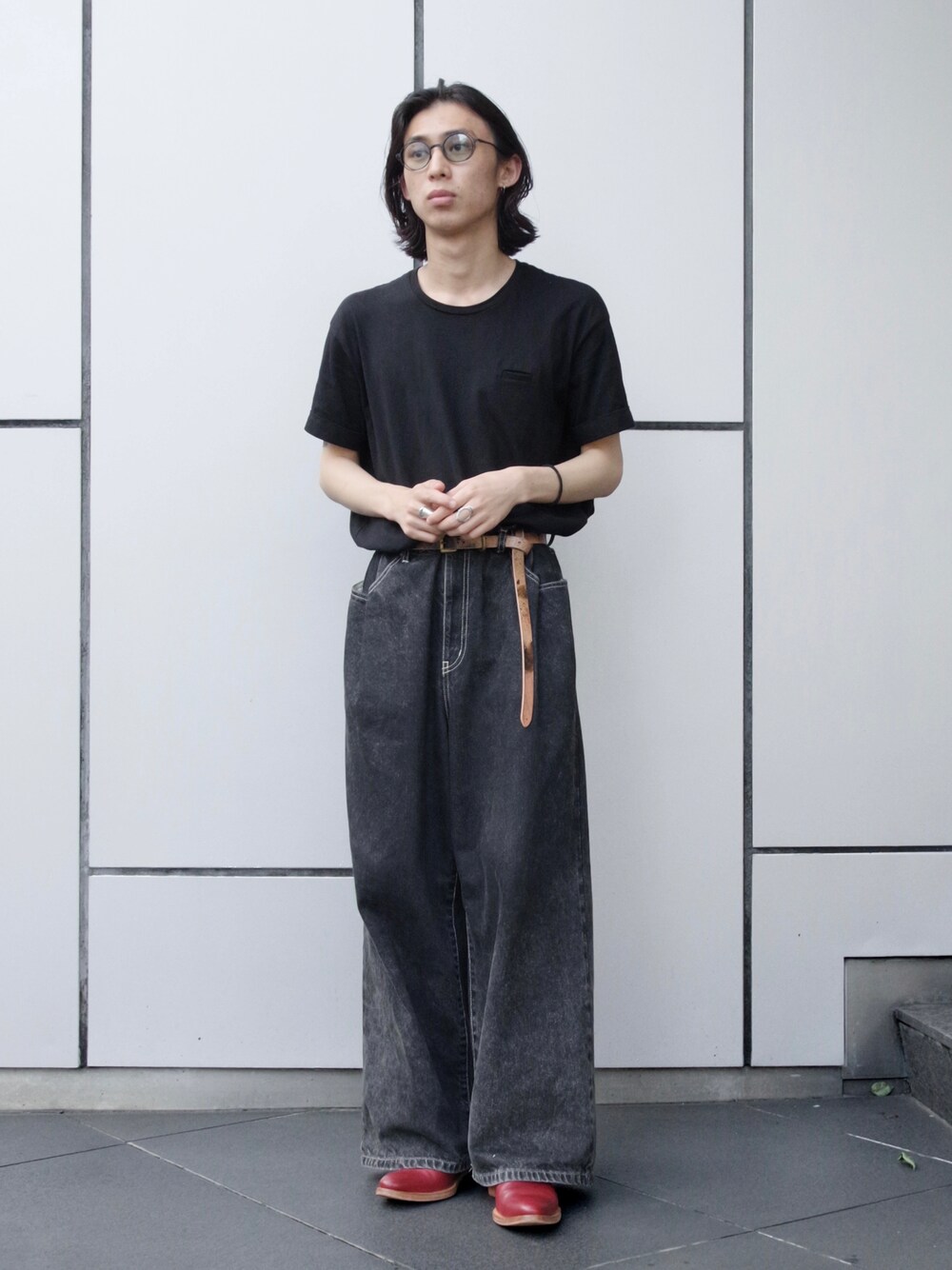 Edwina Horl（エドウィナホール）の「【Edwina Horl】 baggy denim 