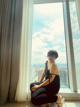 「アイテム（パンプス）」を使った、ららさん（レディース・154cm）の秋コーディネート