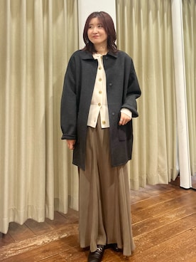 「URBAN RESEARCH（アーバンリサーチ）のアイテム（カーディガン/ボレロ）」を使った、idetomoさん（レディース・156cm）の秋コーディネート