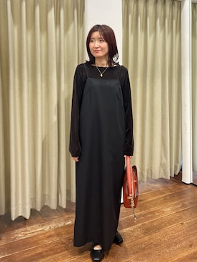 「URBAN RESEARCH DOORS（アーバンリサーチドアーズ）のスクエアトゥリボンミュール（サンダル）」を使った、idetomoさん（レディース・156cm）の夏コーディネート