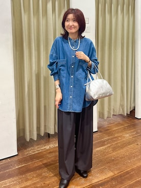 idetomoさん（骨格ナチュラル・レディース・156cm）の秋コーディネート
