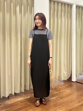 「PETIT BATEAU（プチバトー）のアイテム」を使った、idetomoさん（レディース・156cm）の夏コーディネート