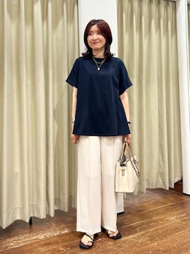「SMELLY（スメリー）のアイテム」を使った、idetomoさん（レディース・156cm）の夏コーディネート