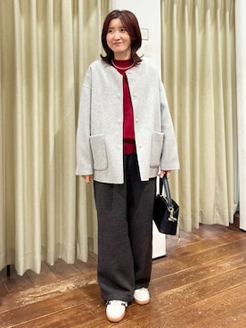 「RODE SKO（ロデスコ）のアイテム」を使った、idetomoさん（レディース・156cm）の秋コーディネート