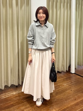 idetomoさん（骨格ナチュラル・レディース・156cm）の秋コーディネート