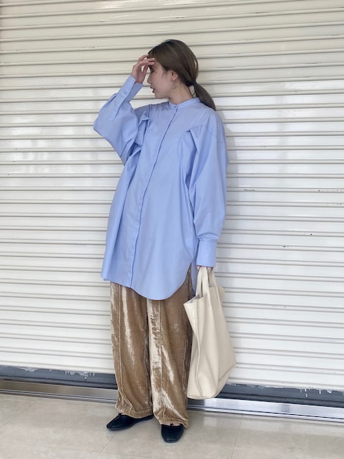 再値下げABOUT パンツ B.C STOCK パンツ 手洗い可 / ベロアパンツ レディース