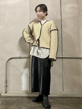 「ニット/セーター」｜イチムラさん（レディース・158cm）の冬コーディネート