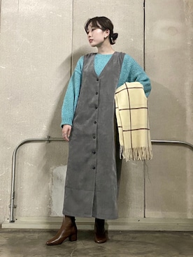 イチムラさん（レディース・158cm）の秋コーディネート