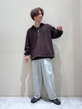「アイテム（スウェットパンツ）」を使った、yo_u1278さん（メンズ・175cm・30代）の秋コーディネート