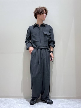 「アイテム（オールインワン・サロペット）」を使った、yo_u1278さん（メンズ・175cm）の秋コーディネート