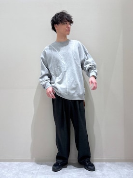 「アイテム（スウェット）」を使った、yo_u1278さん（メンズ・175cm・30代）の冬コーディネート