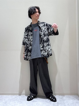 「アイテム（Tシャツ/カットソー）」を使った、yo_u1278さん（メンズ・175cm・30代）の夏コーディネート