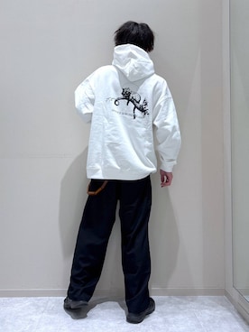 「アイテム（スウェット）」を使った、yo_u1278さん（メンズ・175cm・30代）の冬コーディネート