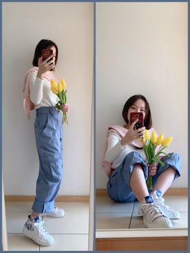 MAISON SPECIAL(メゾンスペシャル)の「裾ZIPカーゴパンツ【MAISON