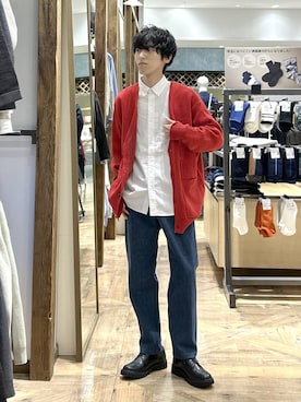 「アイテム（その他シューズ）」を使った、りょうさん（メンズ・166cm）の秋コーディネート