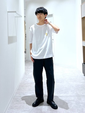 「アイテム（その他シューズ）」を使った、りょうさん（メンズ・166cm）の秋コーディネート