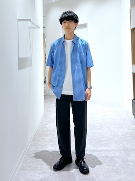 「アイテム（その他シューズ）」を使った、りょうさん（メンズ・166cm）の夏コーディネート