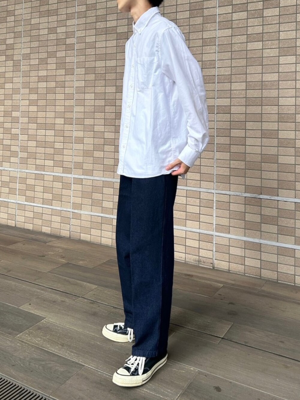 トップスと、ワイドパンツ、セット セットアップ】肩開きトップス＆ワイドパンツ（セットアップ