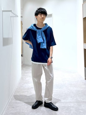 「アイテム（ソックス/靴下）」を使った、りょうさん（メンズ・166cm）の夏コーディネート